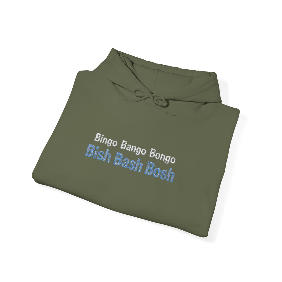 Bingo Bango Bongo Hooded Sweatshirt (Embroidered)